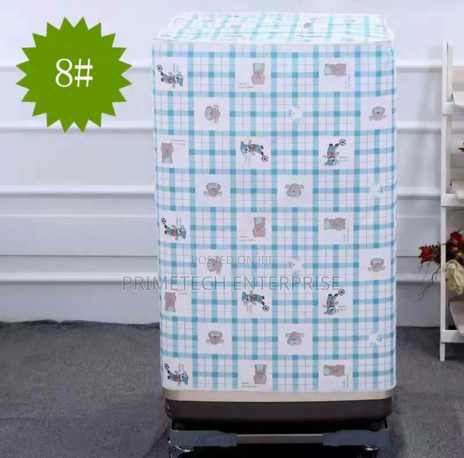 Checked Top Load Washing Machine Cover(Up to 14kg)