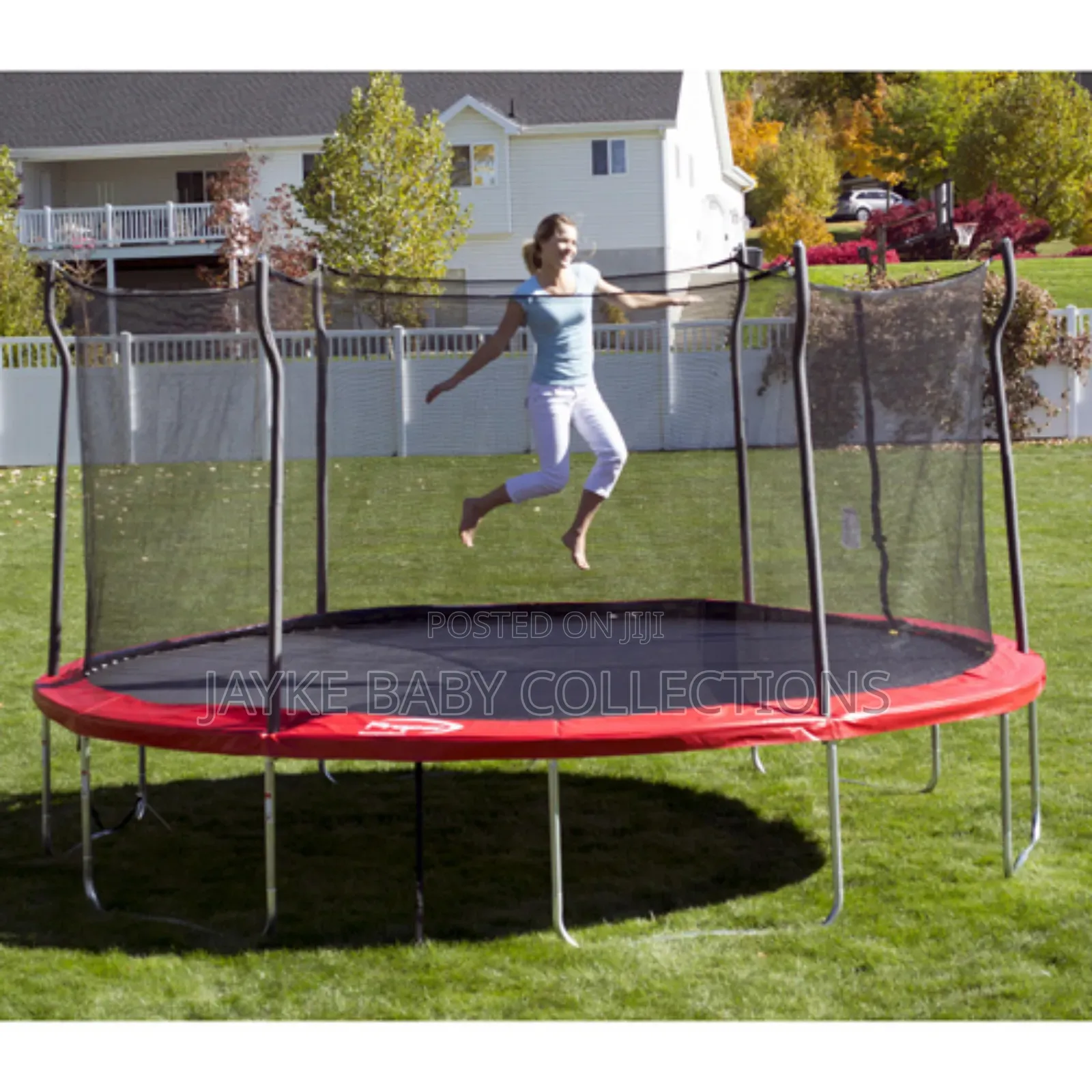 16ft Pibi Trampoline With Safety Net Ladder
