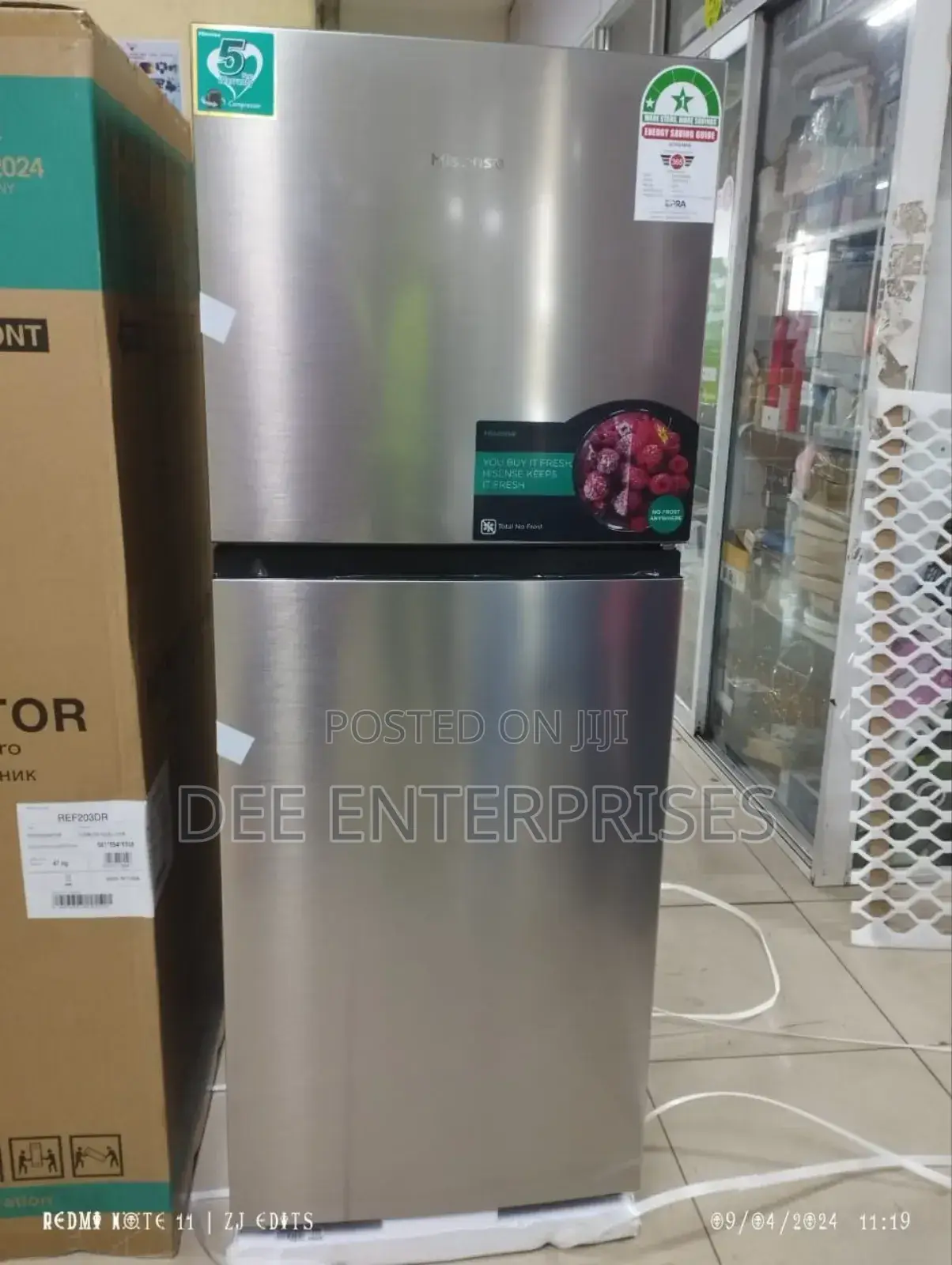 Hisense Ref. 154l Double Door