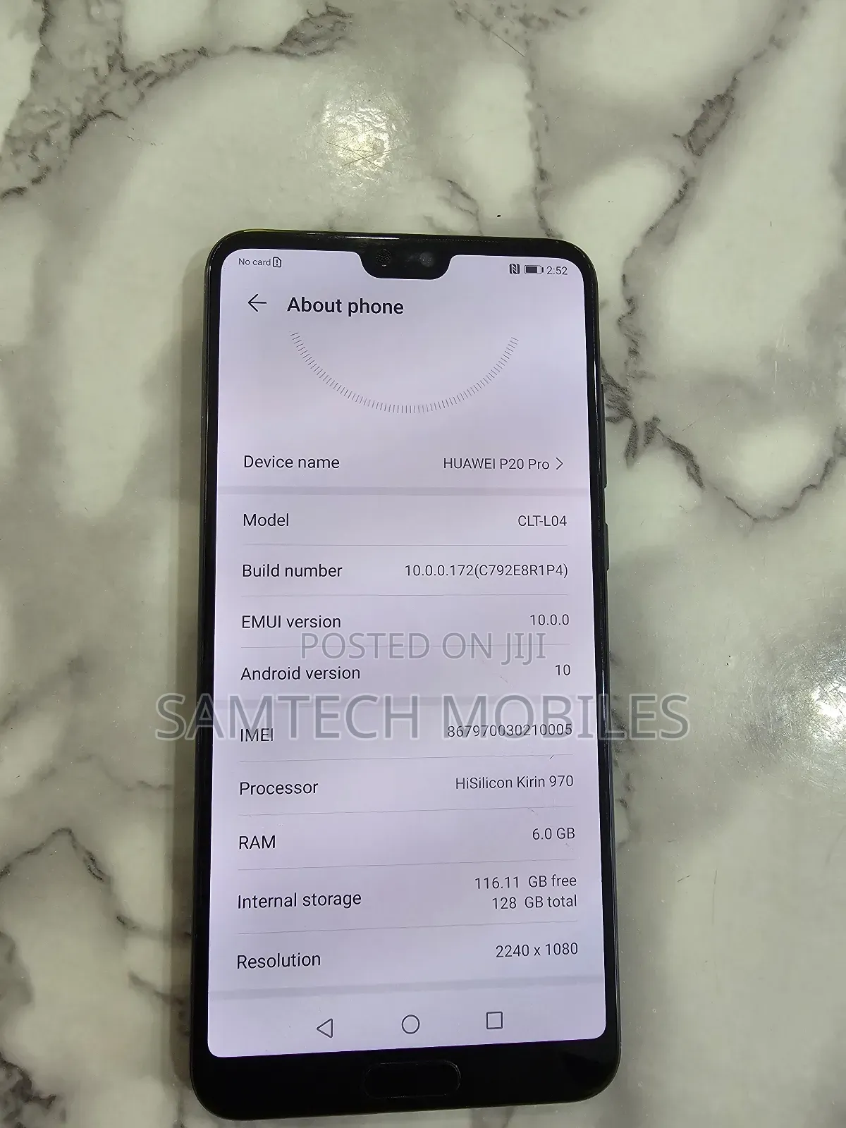 Huawei P20 Pro 128 GB Black