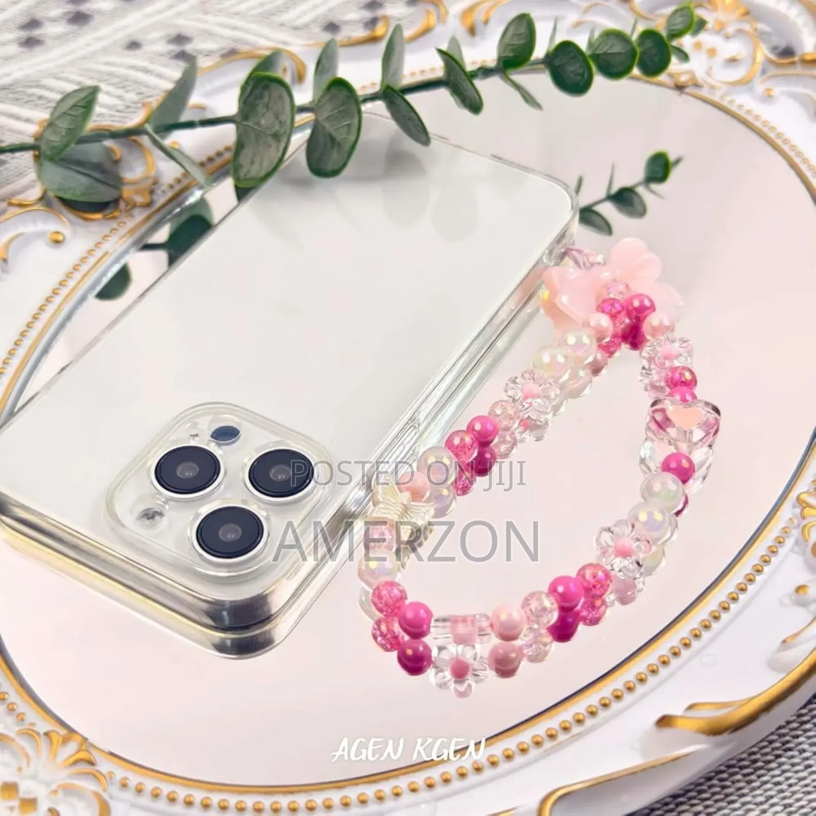 Phone Charms Cute Beaded Phone Lanyard Wrist