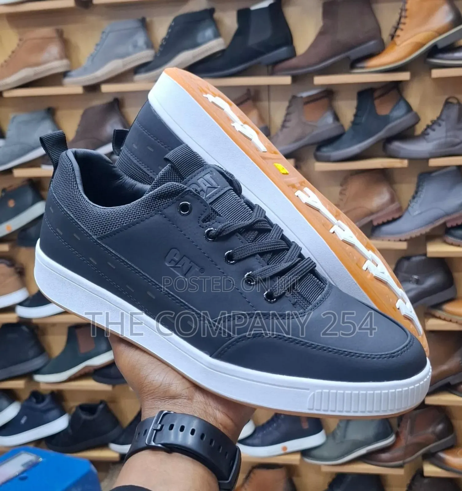 Cats Casual Leather Rubber Sole Smart Casual Men Shoes