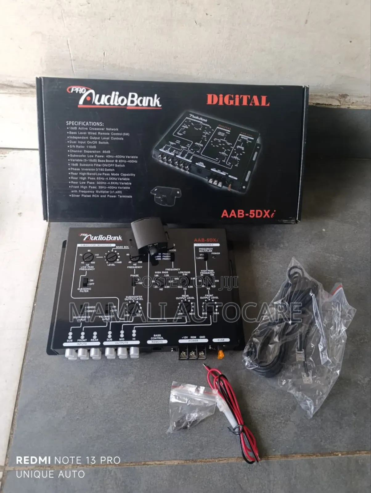 Professional Audiobank 5 Way Crossover Car Audio Enhancer