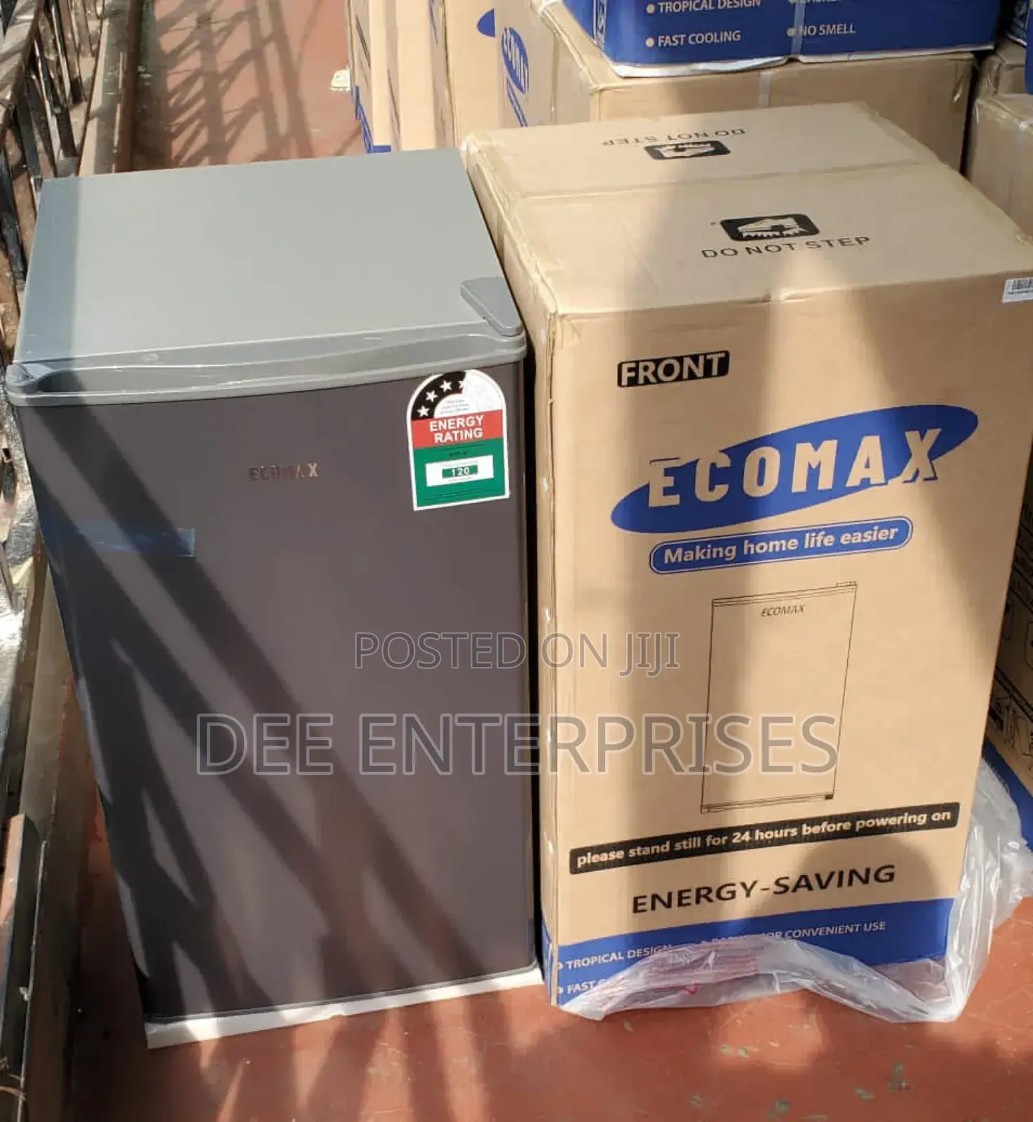 90litres Ecomax Dark Silver Single Door Refrigerator