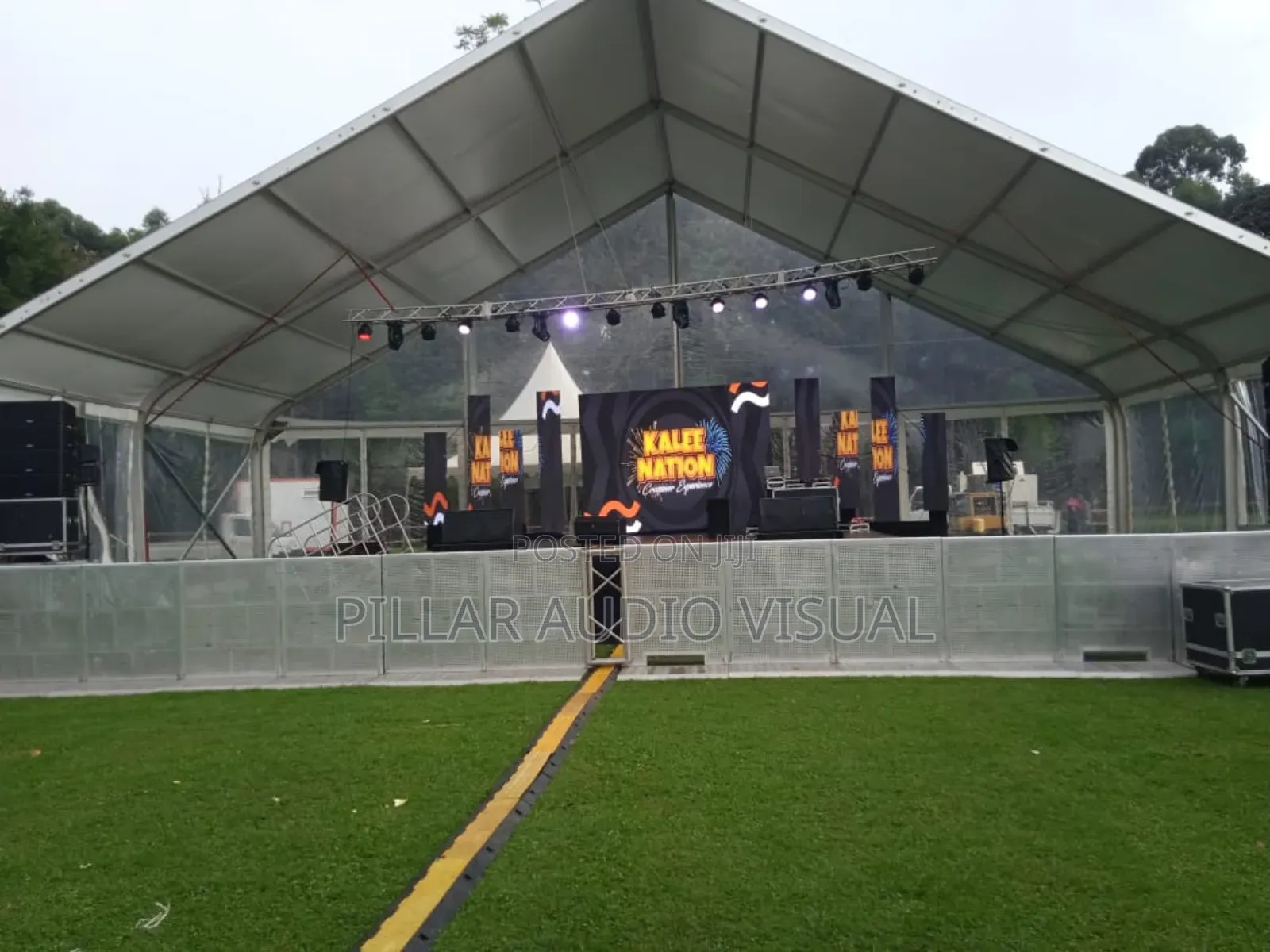 Big Tent the A_frame for Hire With Stage Public Address