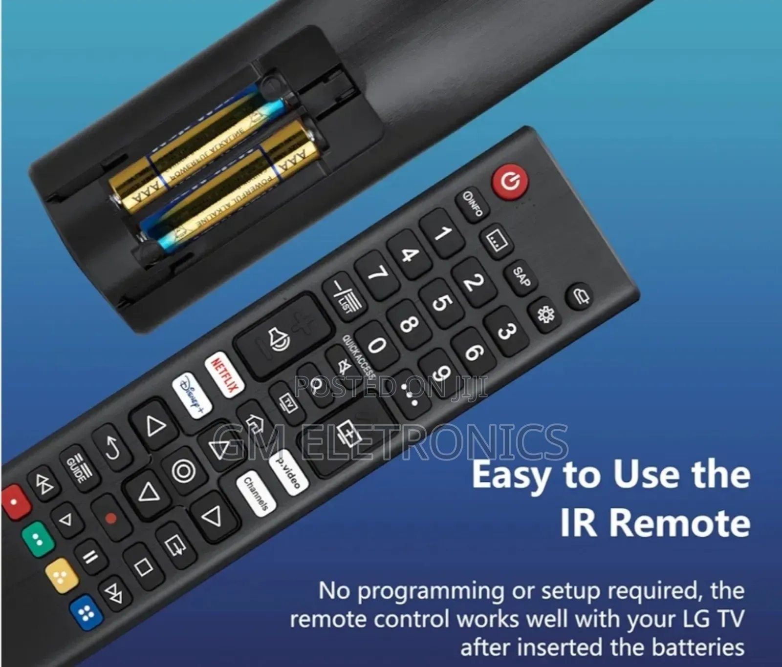 Universal Ir Remote Fit for Lg Smart TVS Uhd, Oled, Qned Nenocell.