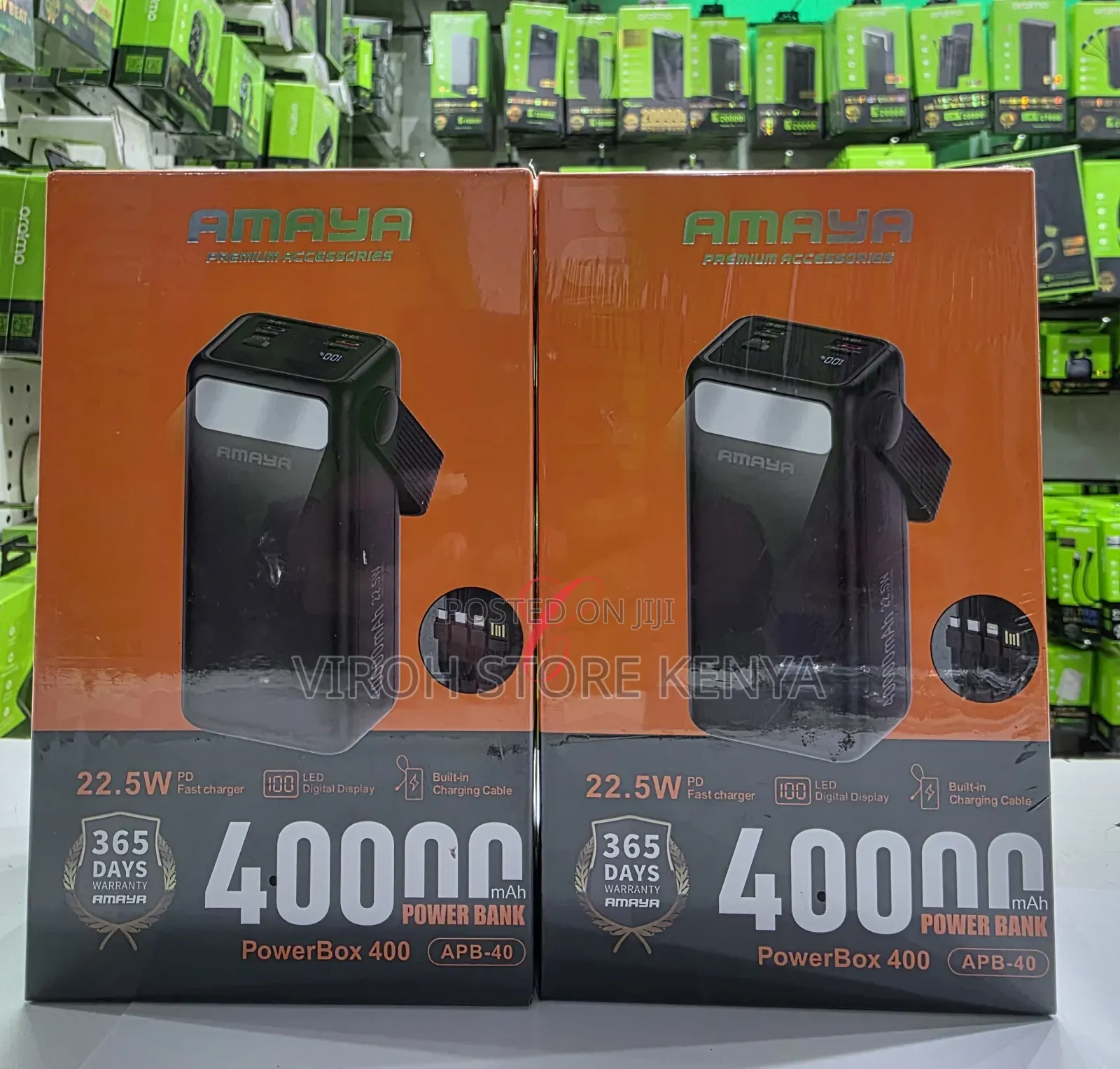 Amaya 40000mah Powerbank 22.5w With Light
