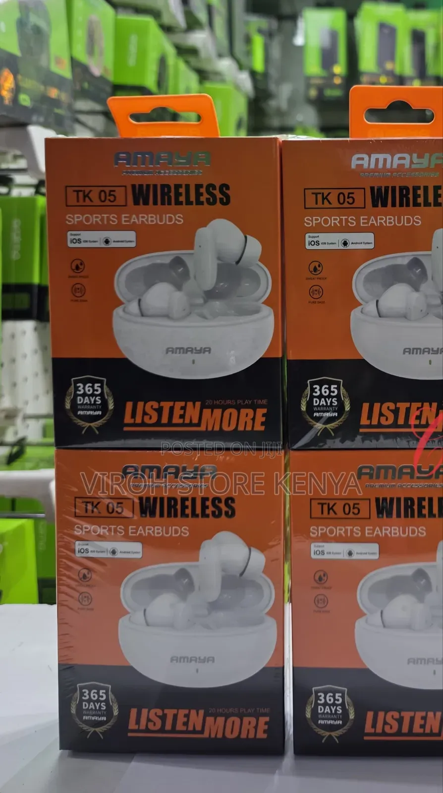 Amaya Tk05 Earbuds Wireless Sports Earbuds