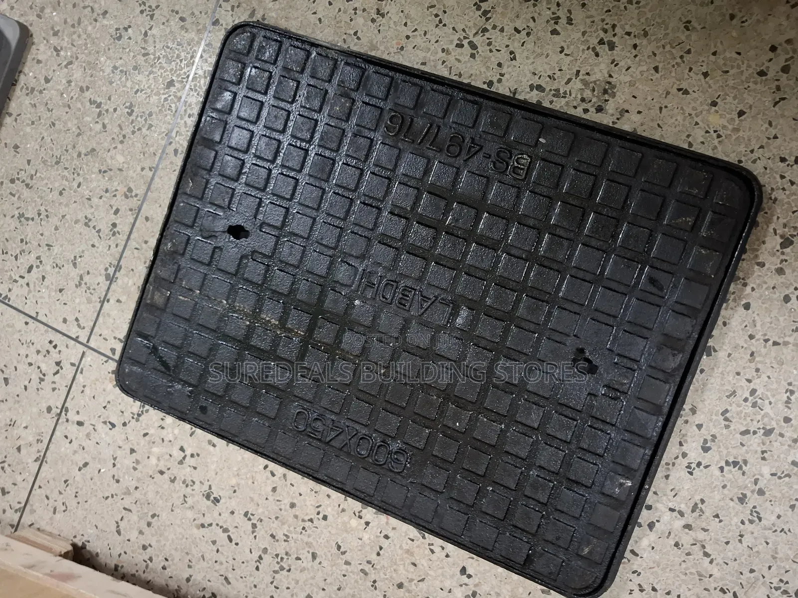 Cast Iron Manhole Cover.