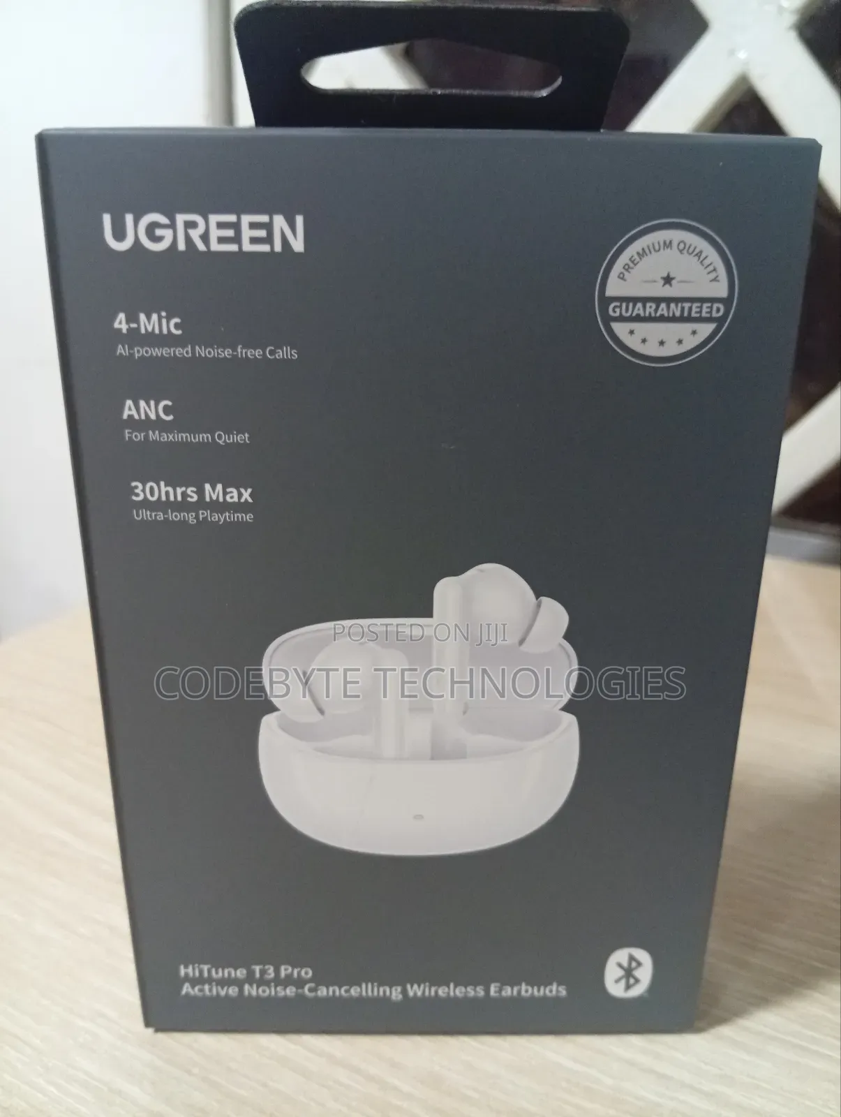 Ugreen Ws206 Hitune T3 Pro Anc Wireless Earbuds White