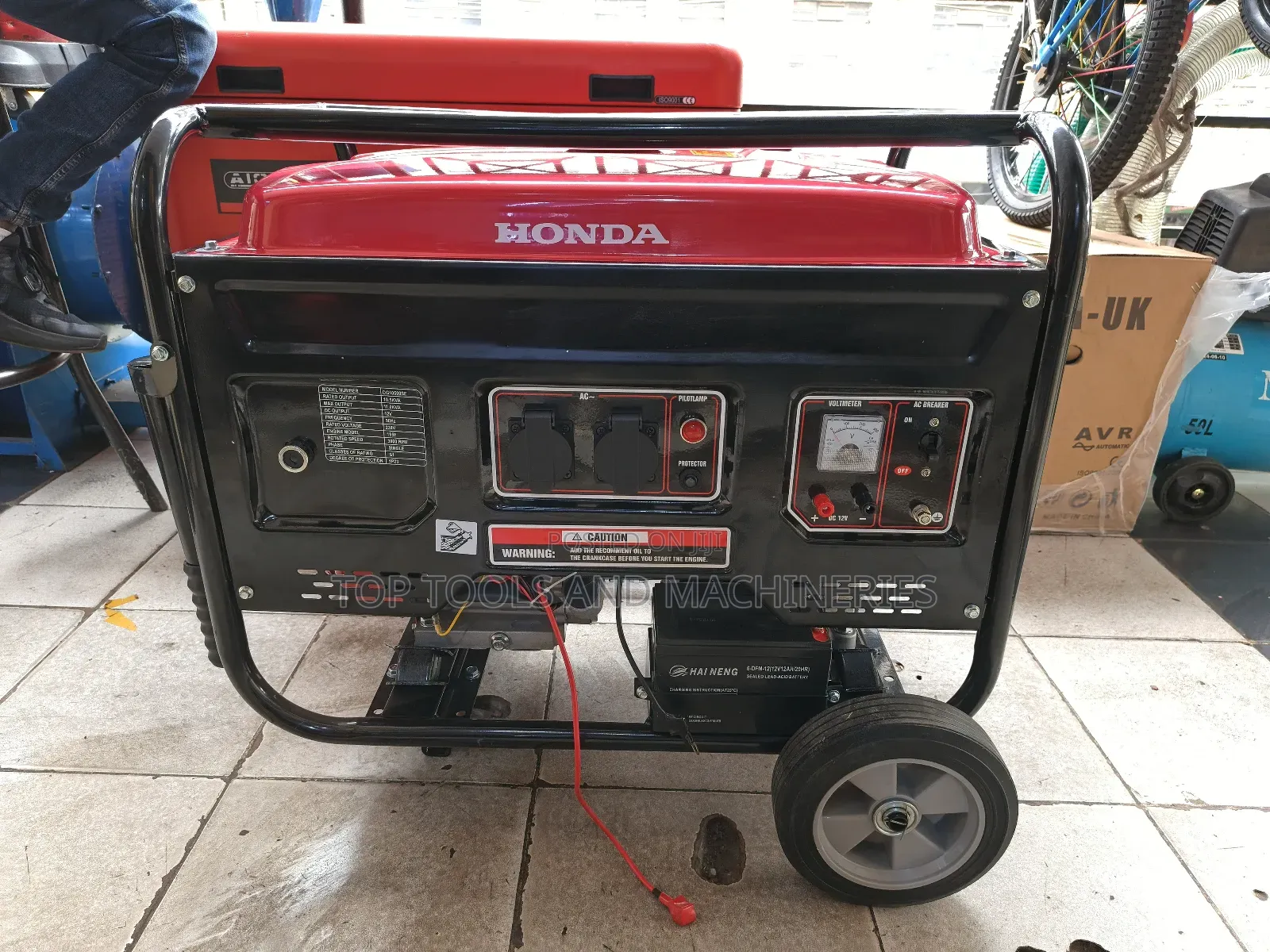 Portable 10kva Honda Petrol Generator With Wheels