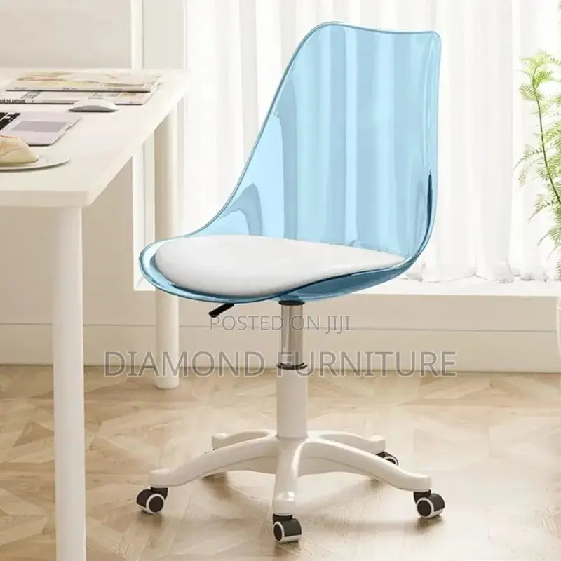 Office Chair; Acrylic Transparent Chair – Lightweight Durable