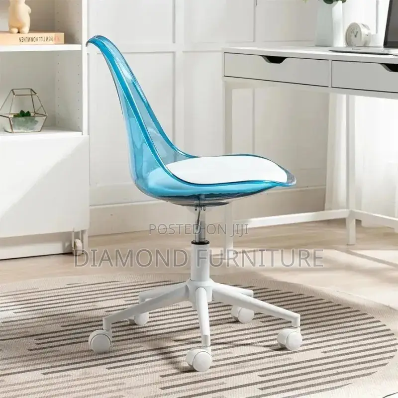 Office Chair; Acrylic Transparent Chair – Lightweight Durable