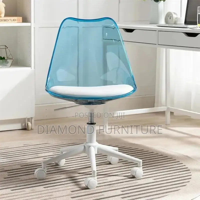 Office Chair; Acrylic Transparent Chair – Lightweight Durable