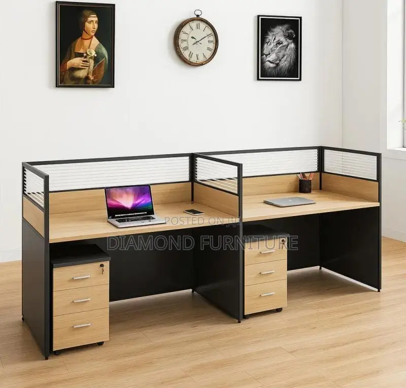 Office Desk; 2-Way Modular Workstation – Flexible Workspace Solution