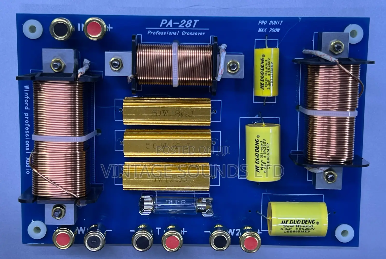 Winford Pa28t Pro 3way Speaker Audio Crossover