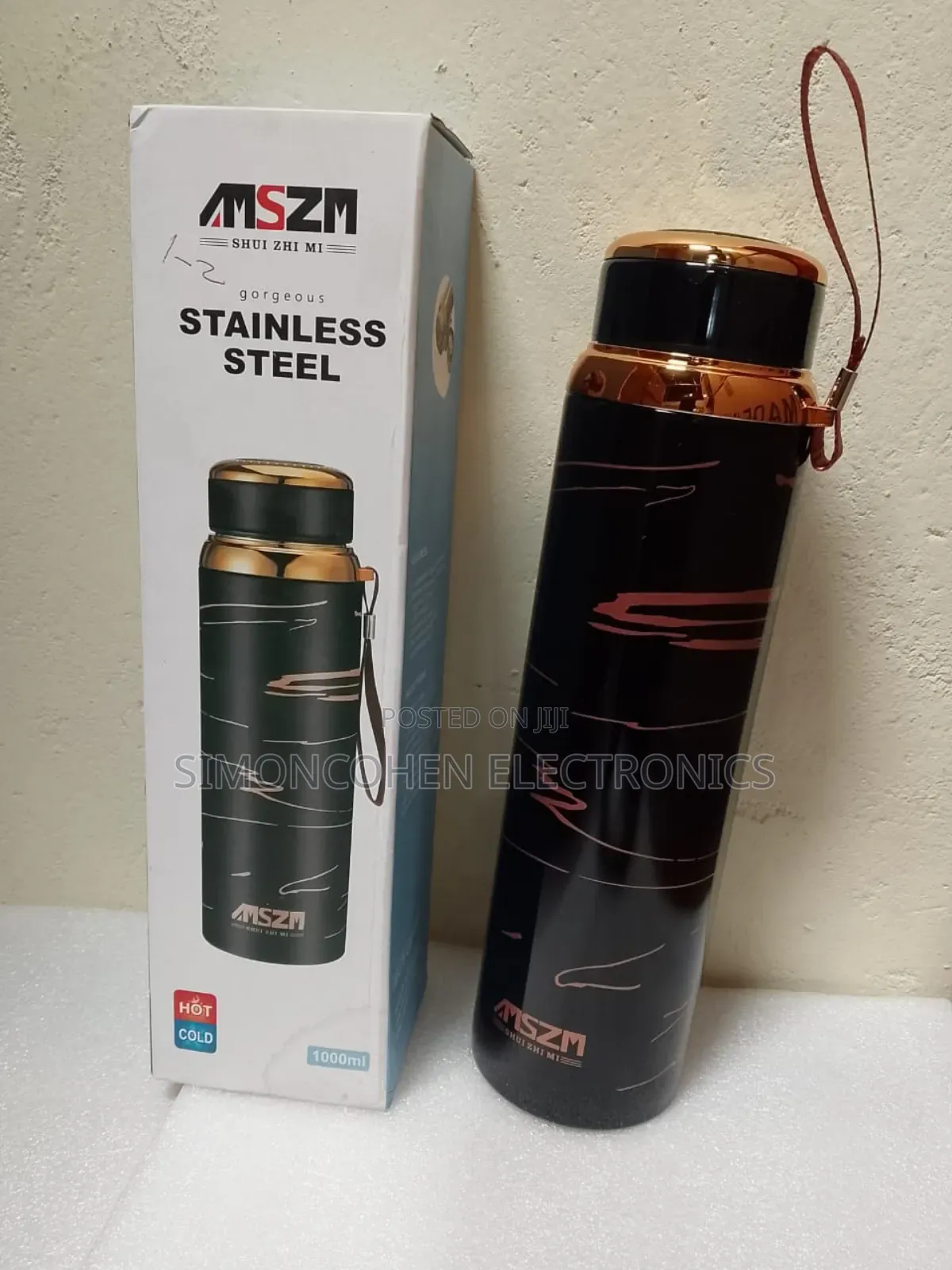 1000ml/1l Stainless Steel Marble Flask