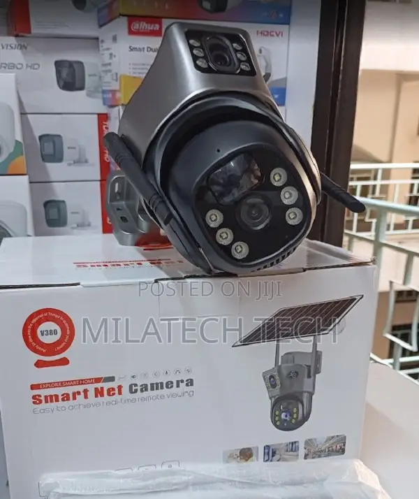 Dual Lens Solara Camera Wifi