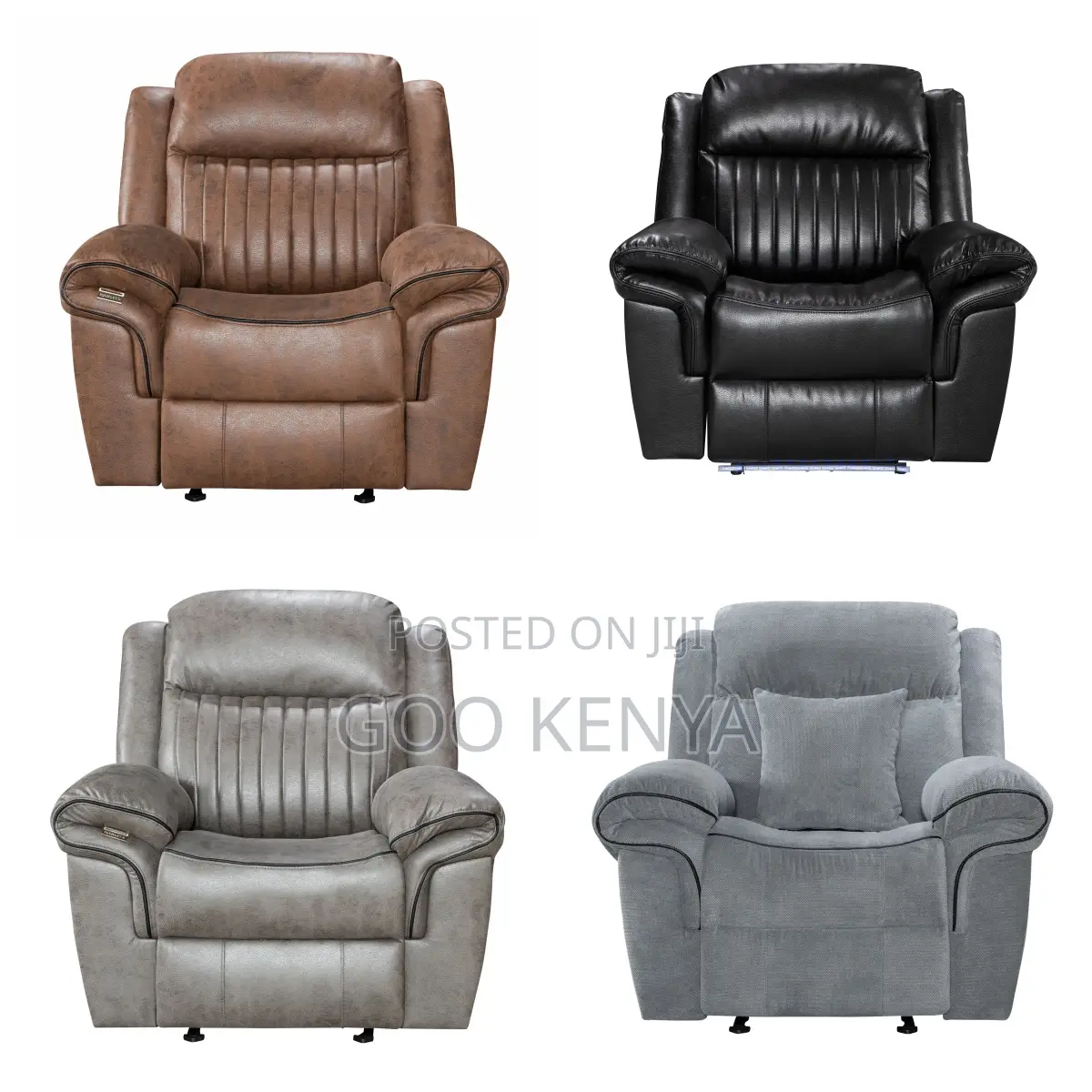 Home Chair; Pu Velvet Functional Single Recliner Sofa