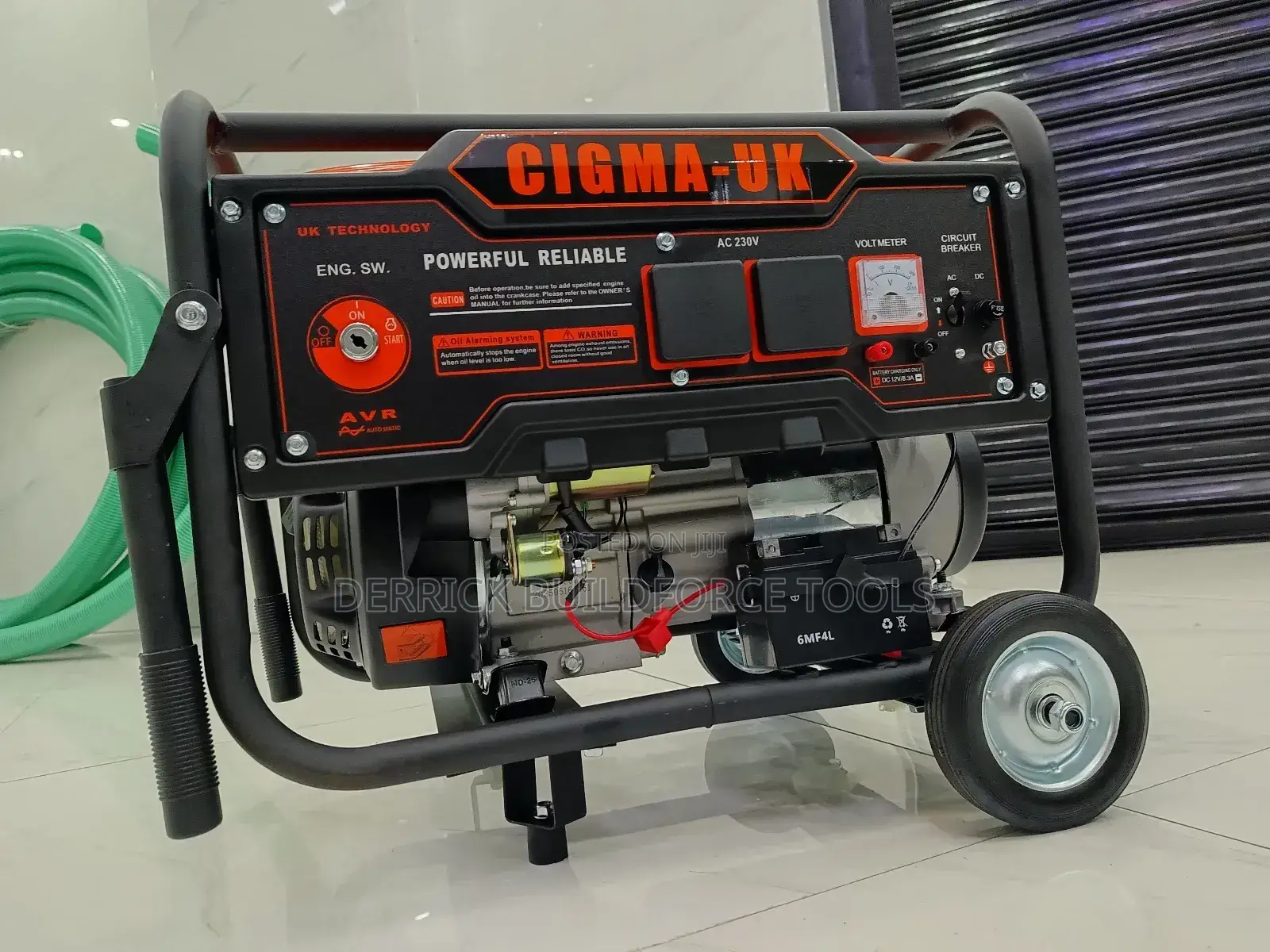 Original Cigma-Uk 5.5kva Key Start Gasoline Generator