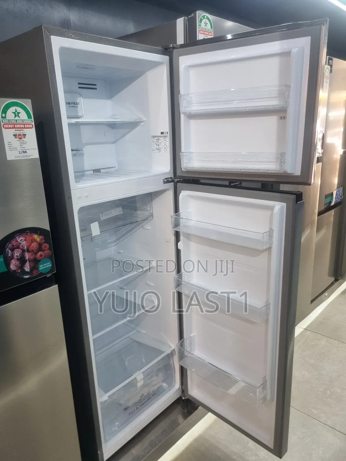 Hisense Ref250dr 251litres Double Door No Frost Fridge