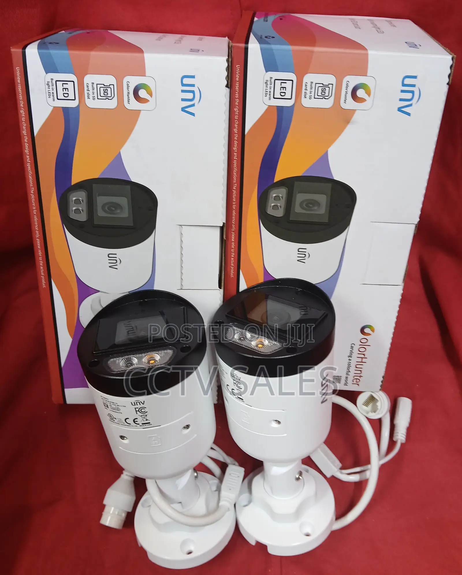 Uniview 4mp Outdoor Bullet CCTV Camera With Night Light