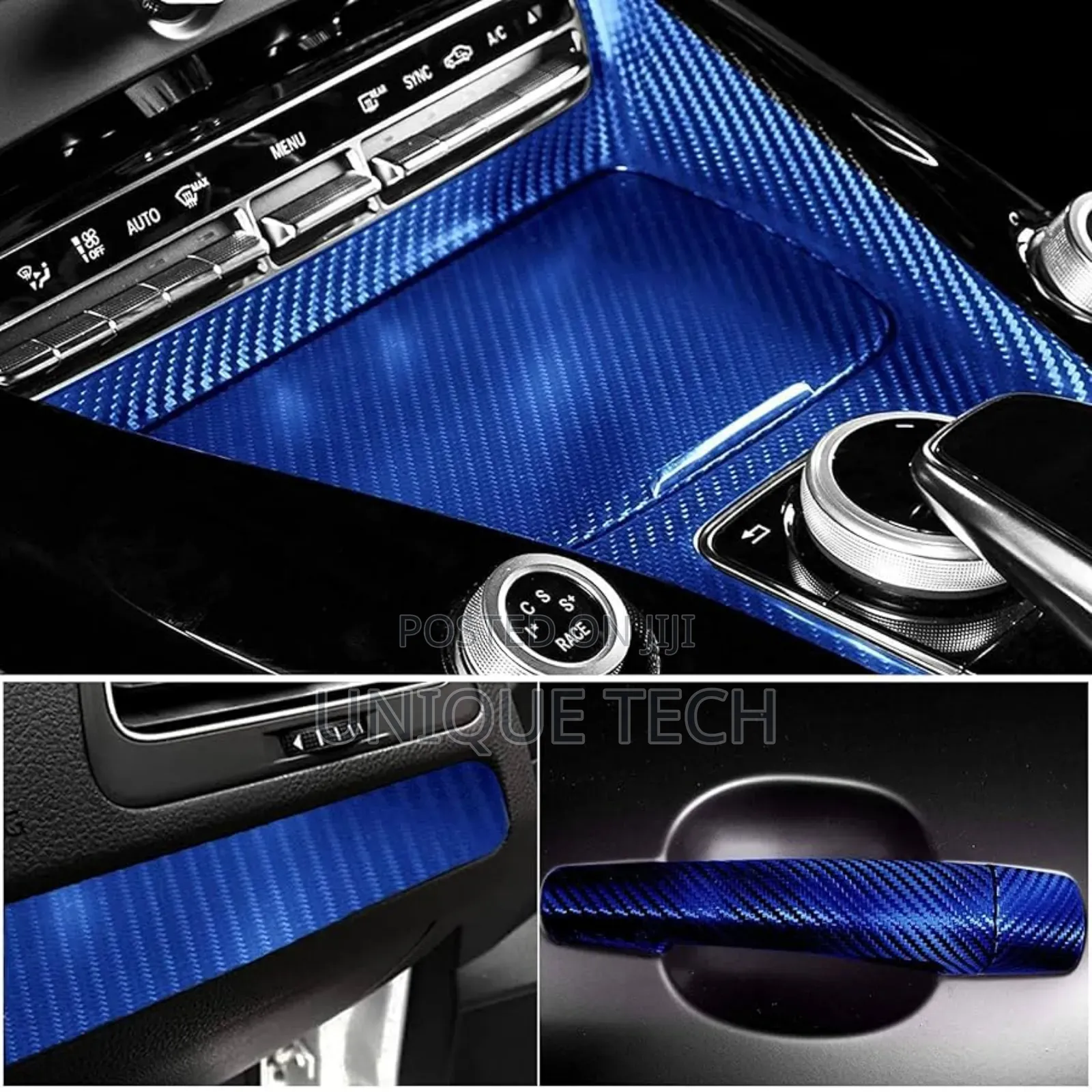 Universal 3d Carbon Fiber Vinyl Wrap Film Sticker for Cars