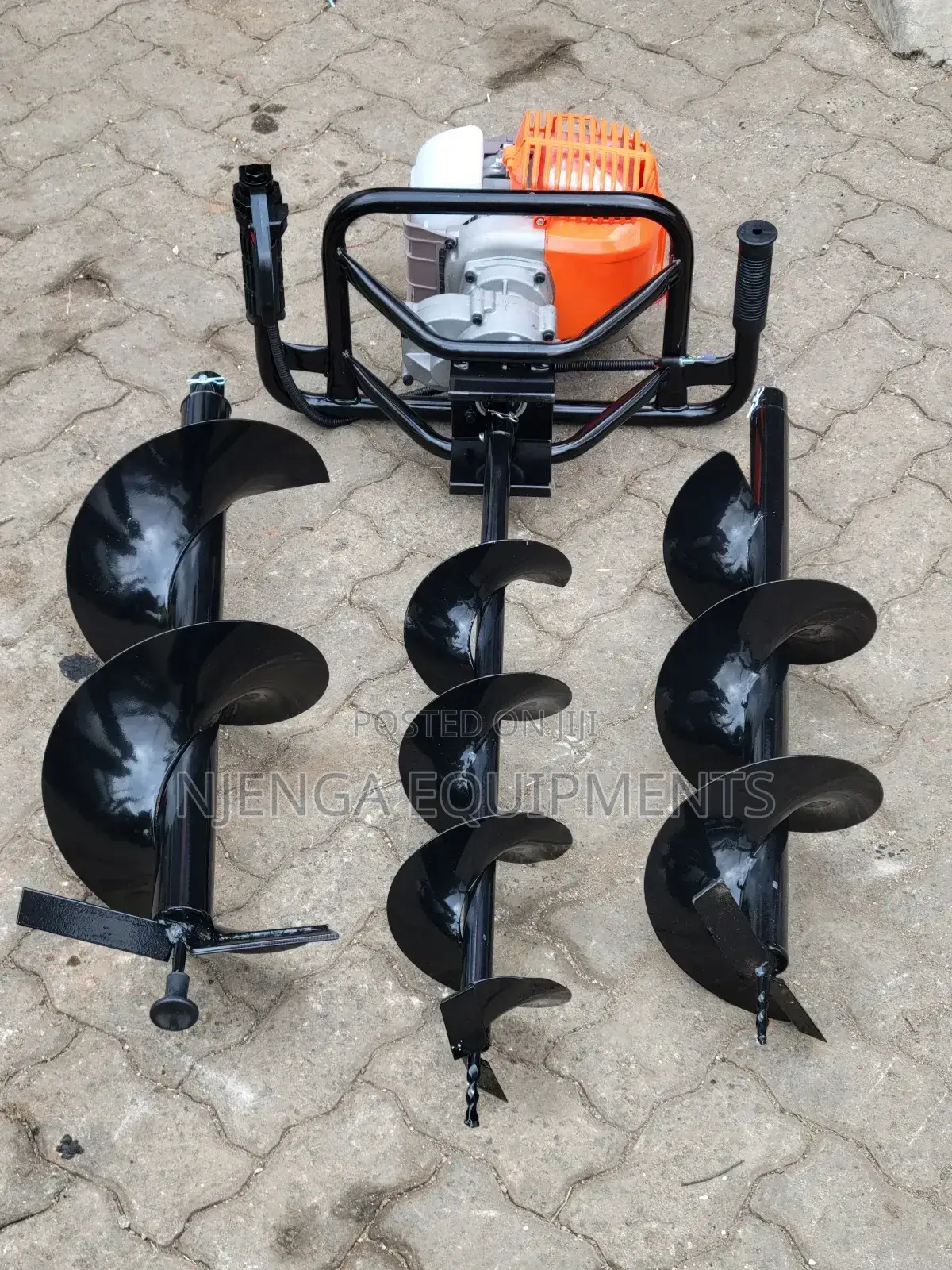 Earth Auger Petrol Engine, With Complete Set