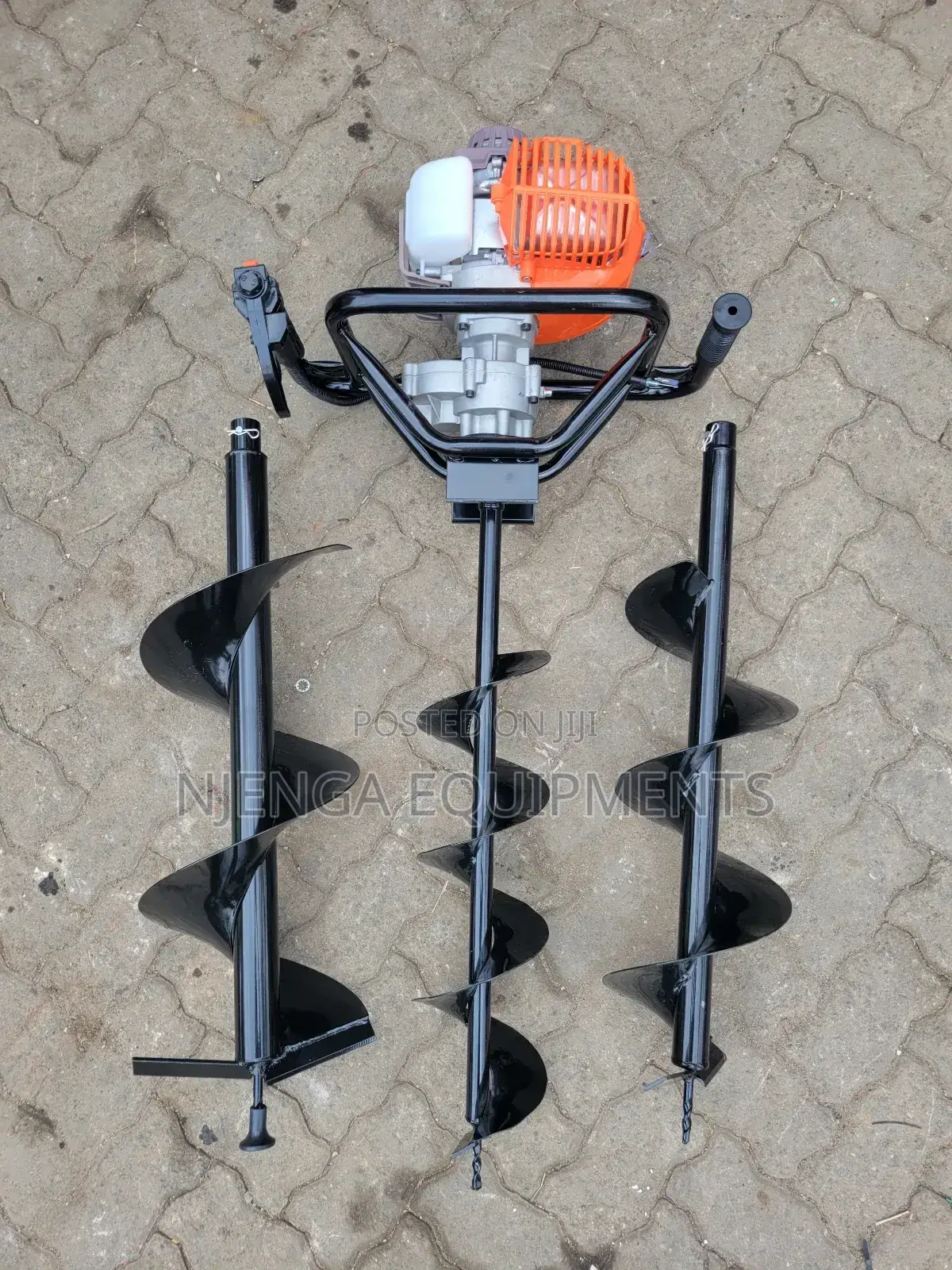Earth Auger Petrol Engine, With Complete Set