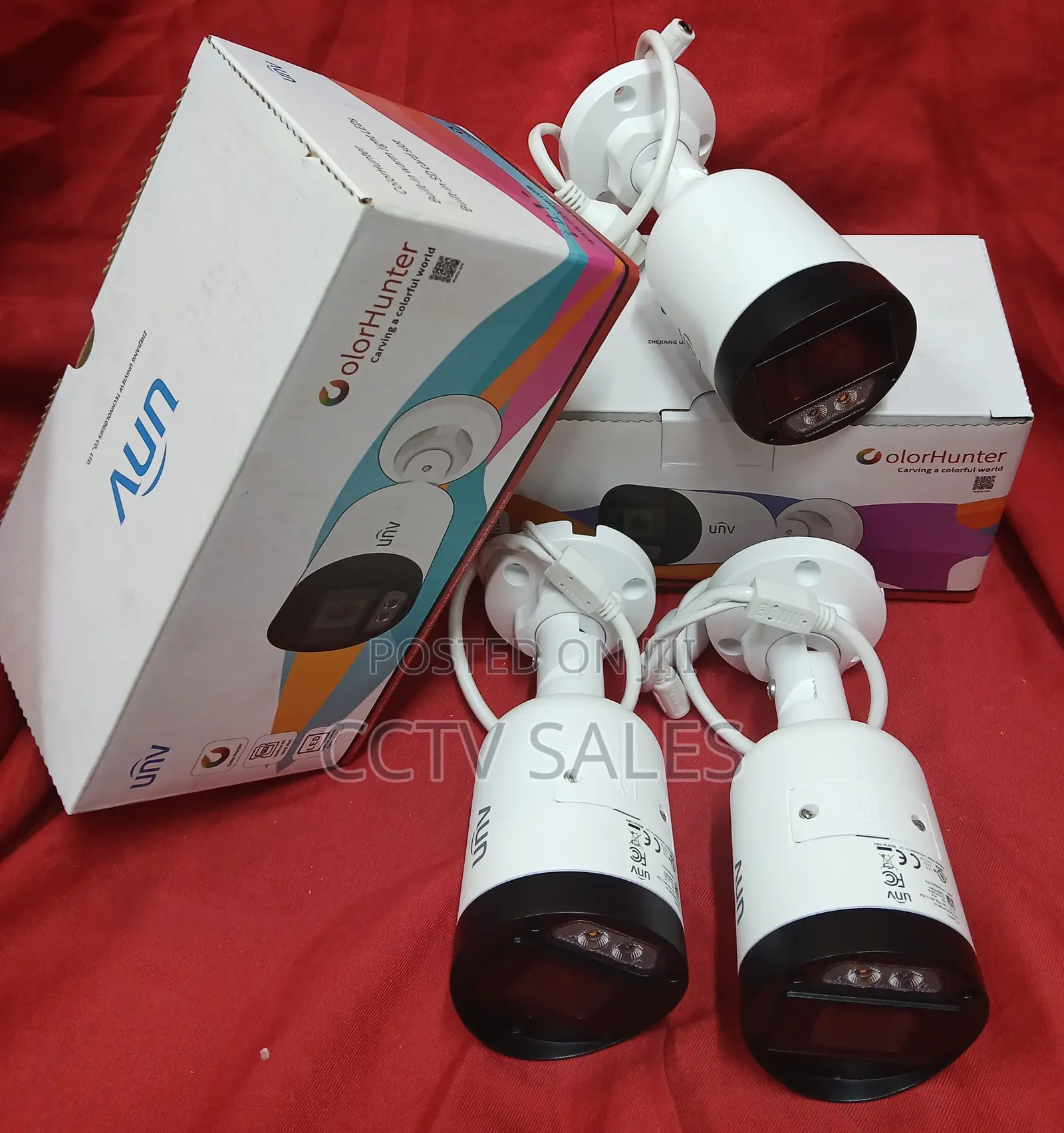 Multiple Illumination Mode Outdoor Uniview 4mp Bullet CCTV Camera