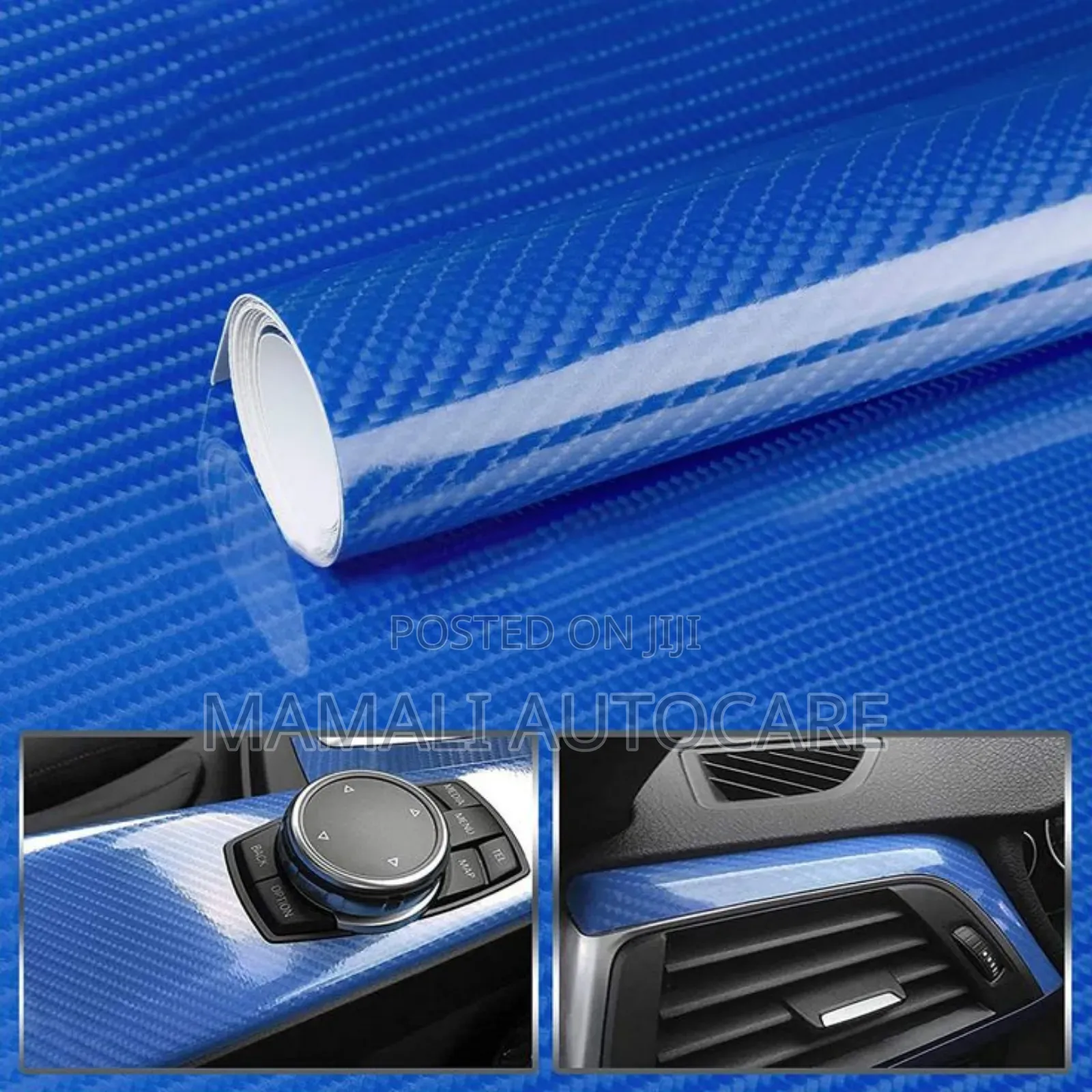 1m×1.5m Waterproof 3d Carbon Fiber Car Vinyl Wrap Sticker