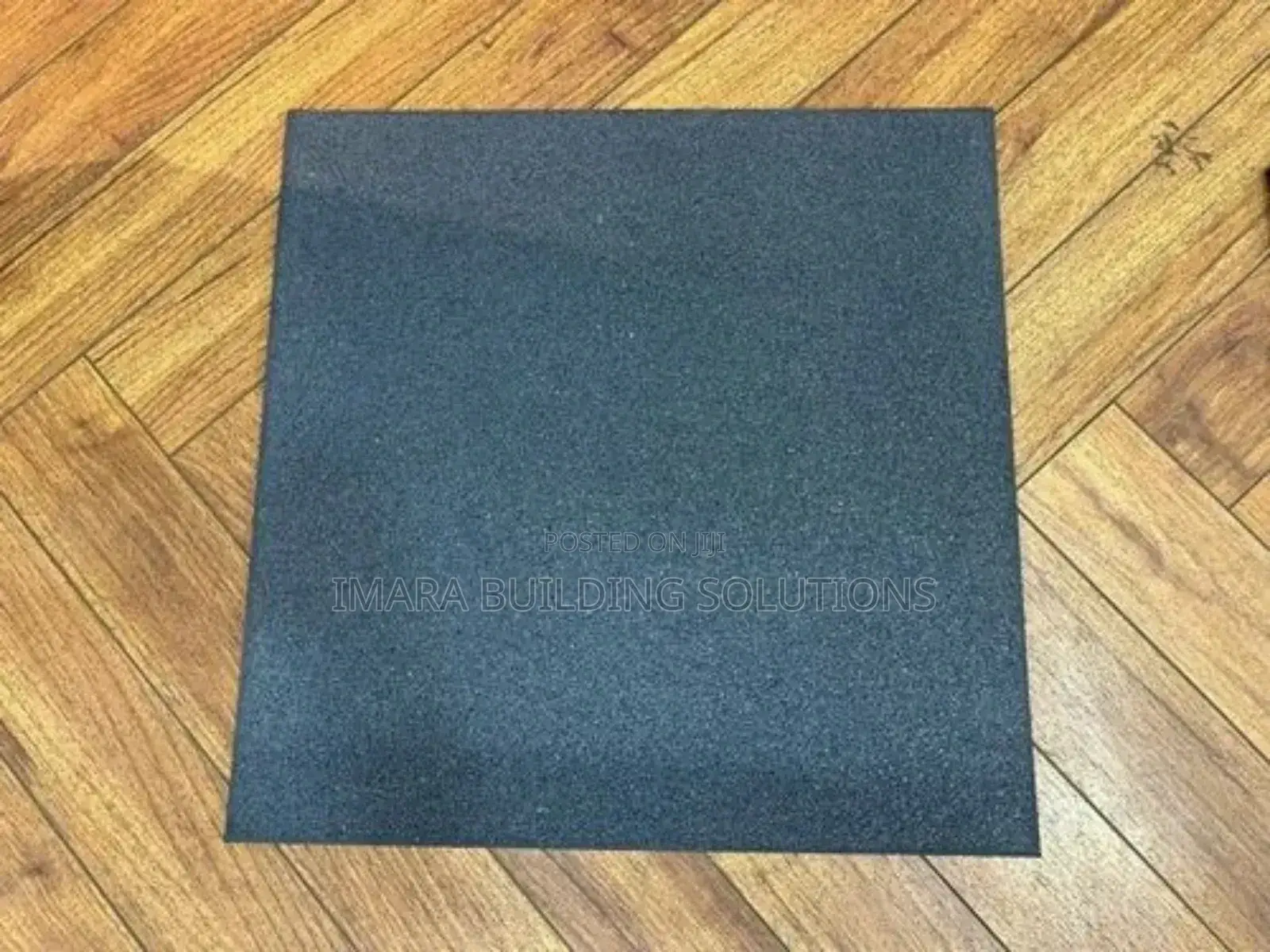 Noise-Reducing Rubber Gym Mat 50x50cm, 20mm