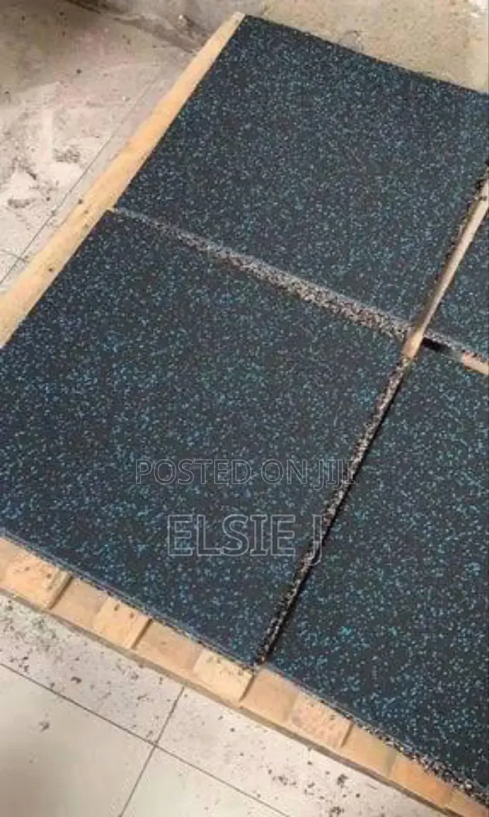 Professional Rubber Gym Flooring 1x1m, 15mm – Long-Term Durability