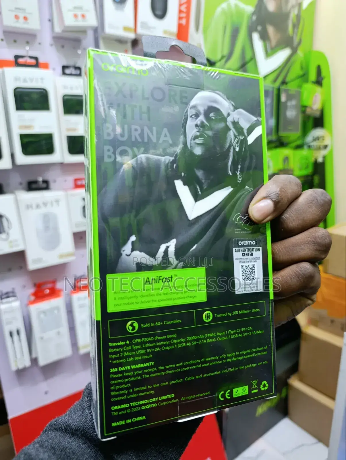 Oraimo Traveler 4 P204d.