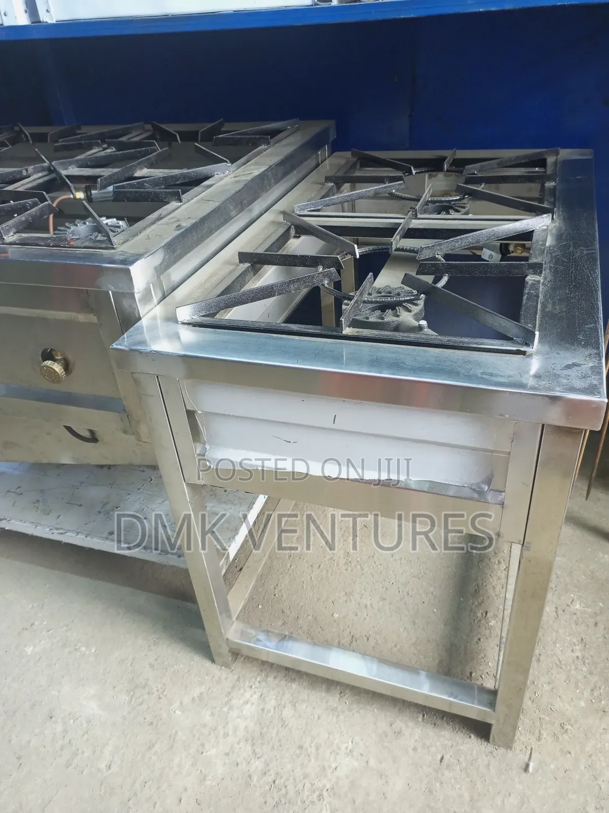 Perfect Service Stainless Steel Two Burner Gas Cooker