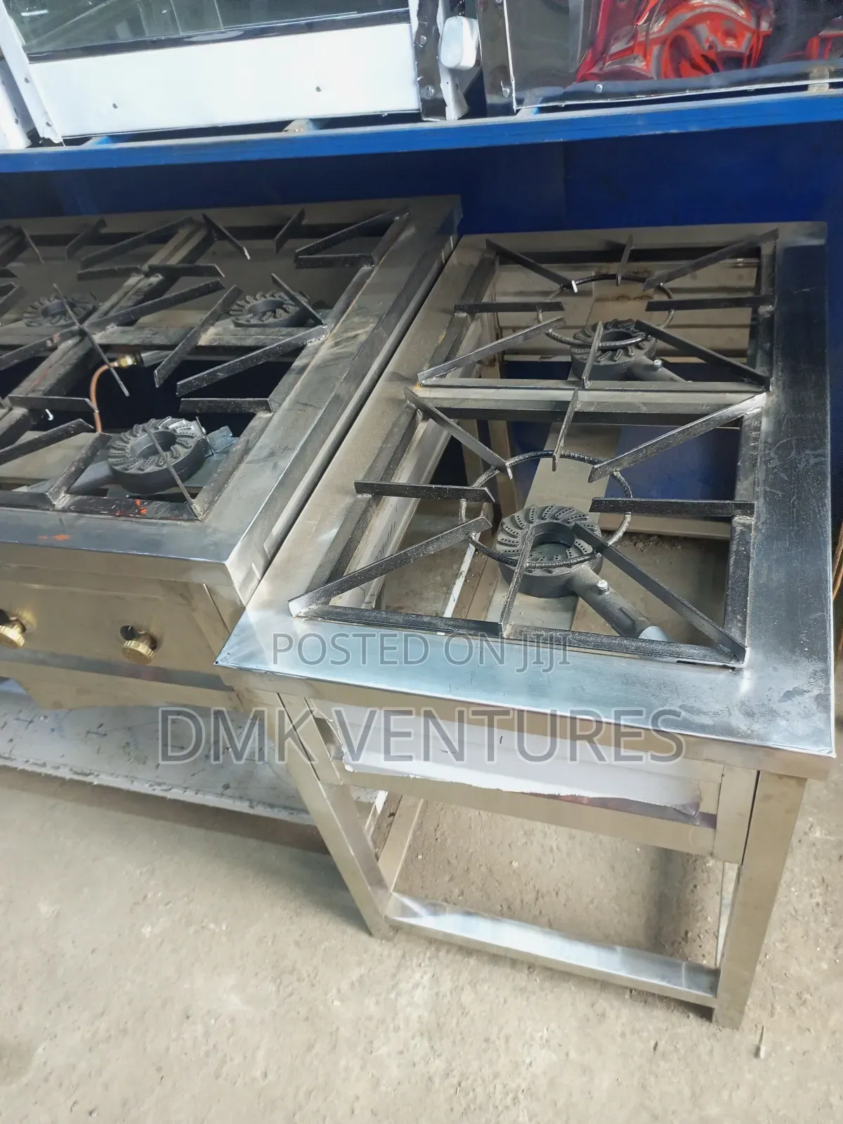 Professional Standard Stainless Steel Two Burner Gas Cooker