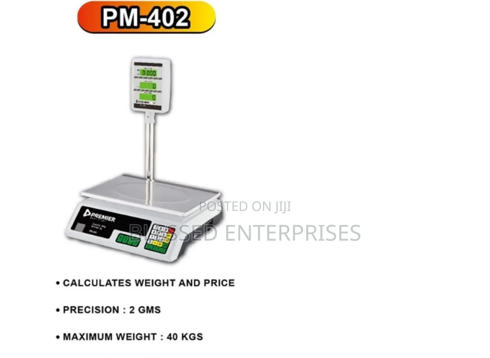 Premier Weighing Scale 40kgs/ Digital Weighing Scale