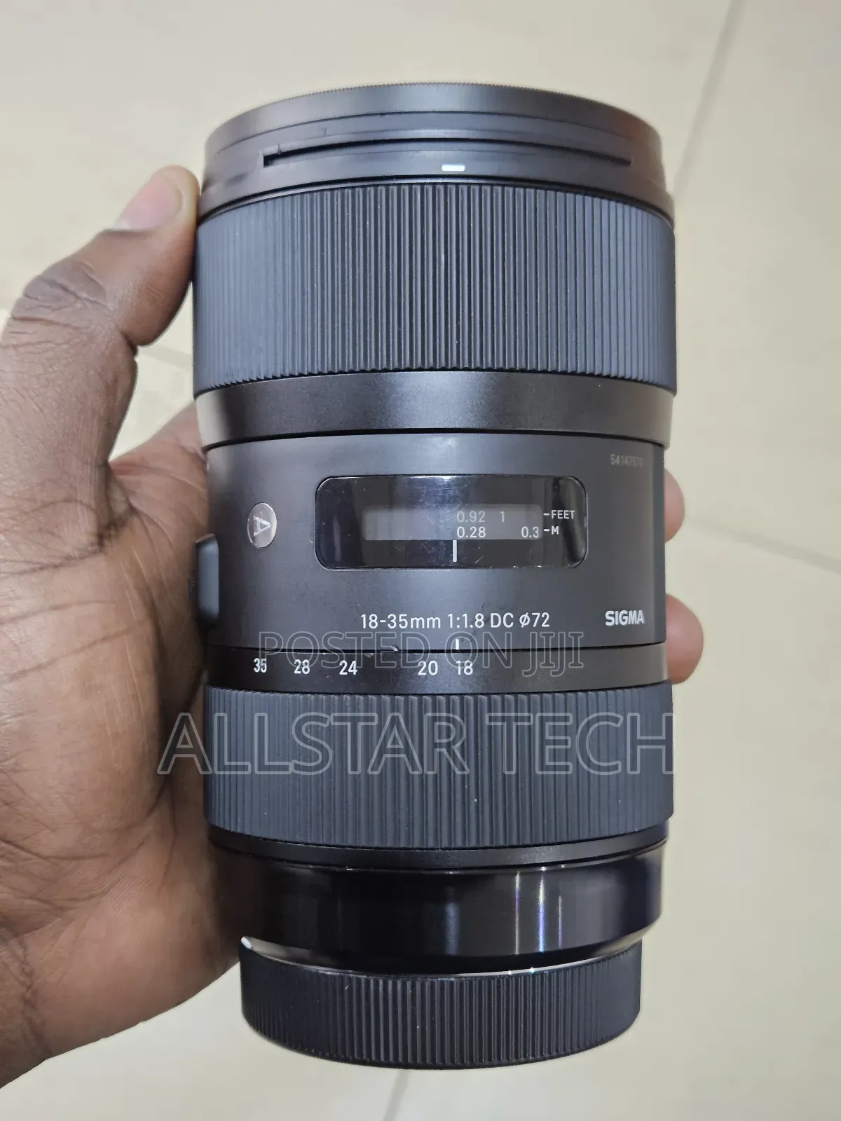 Sigma 18-35mm F1.8 Dc HSM Art Lens Canon Ef