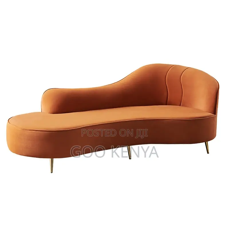 Home Sofa; Luxury Teddy Velvet Convertible Single Sofa Collection