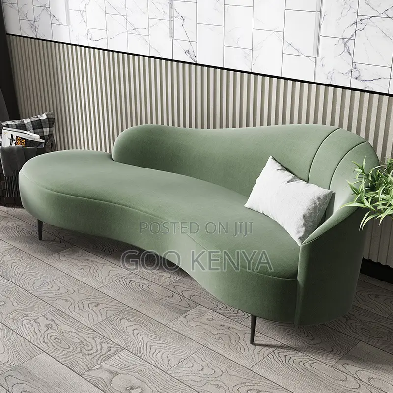 Home Sofa; Luxury Teddy Velvet Convertible Single Sofa Collection