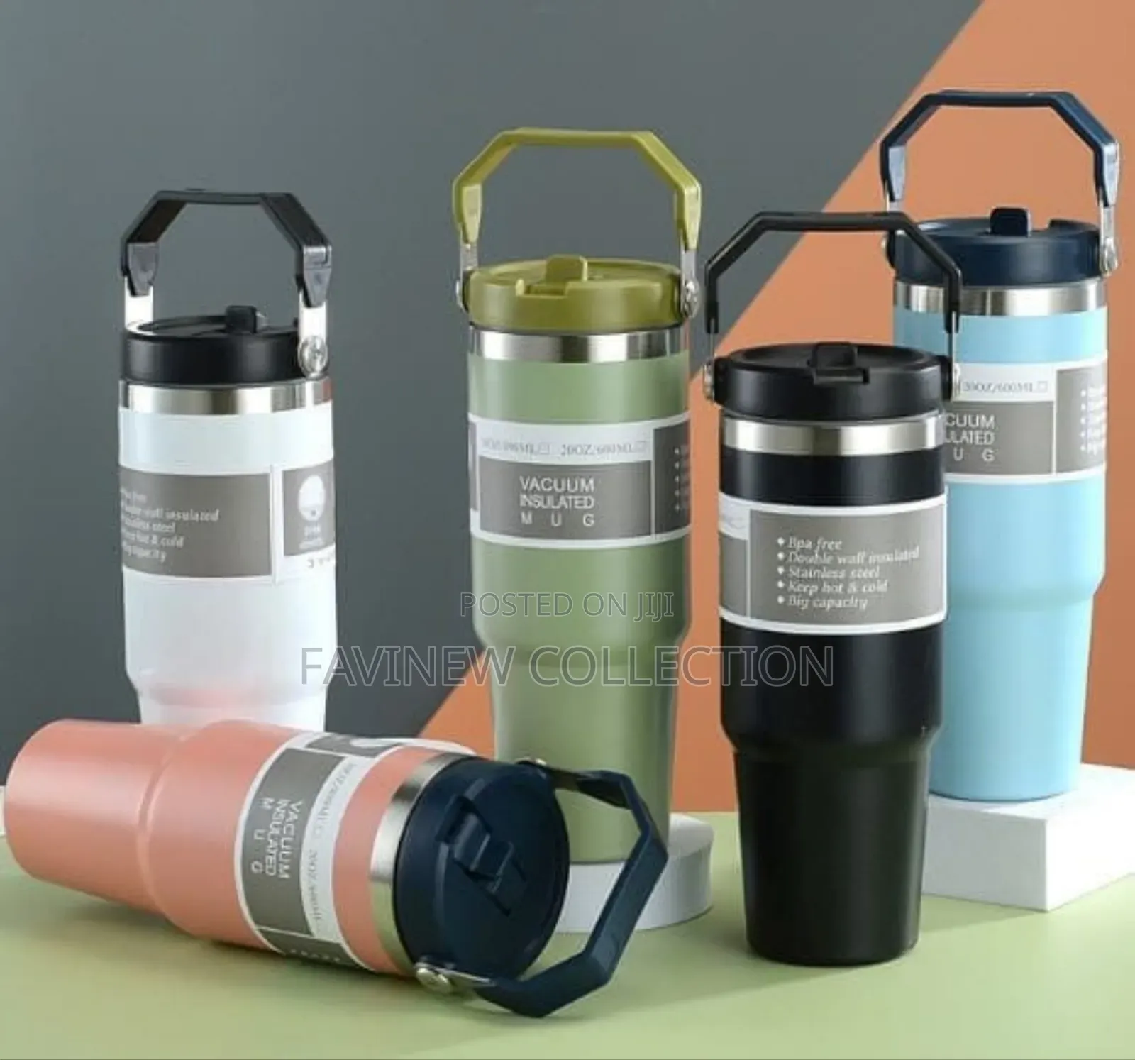 890ml Thermal Coffee Cup/Thermos /Water Bottle/Themal Mug With Handle