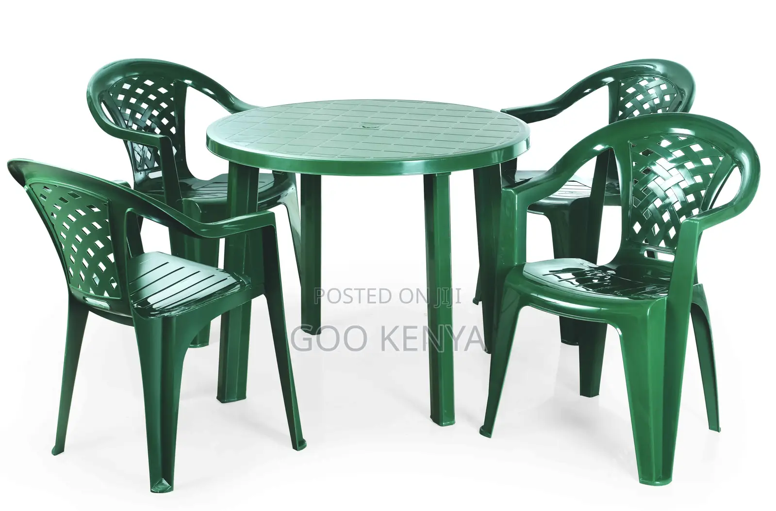 Table; Weather-Resistant Plastic Table for Garden Patio