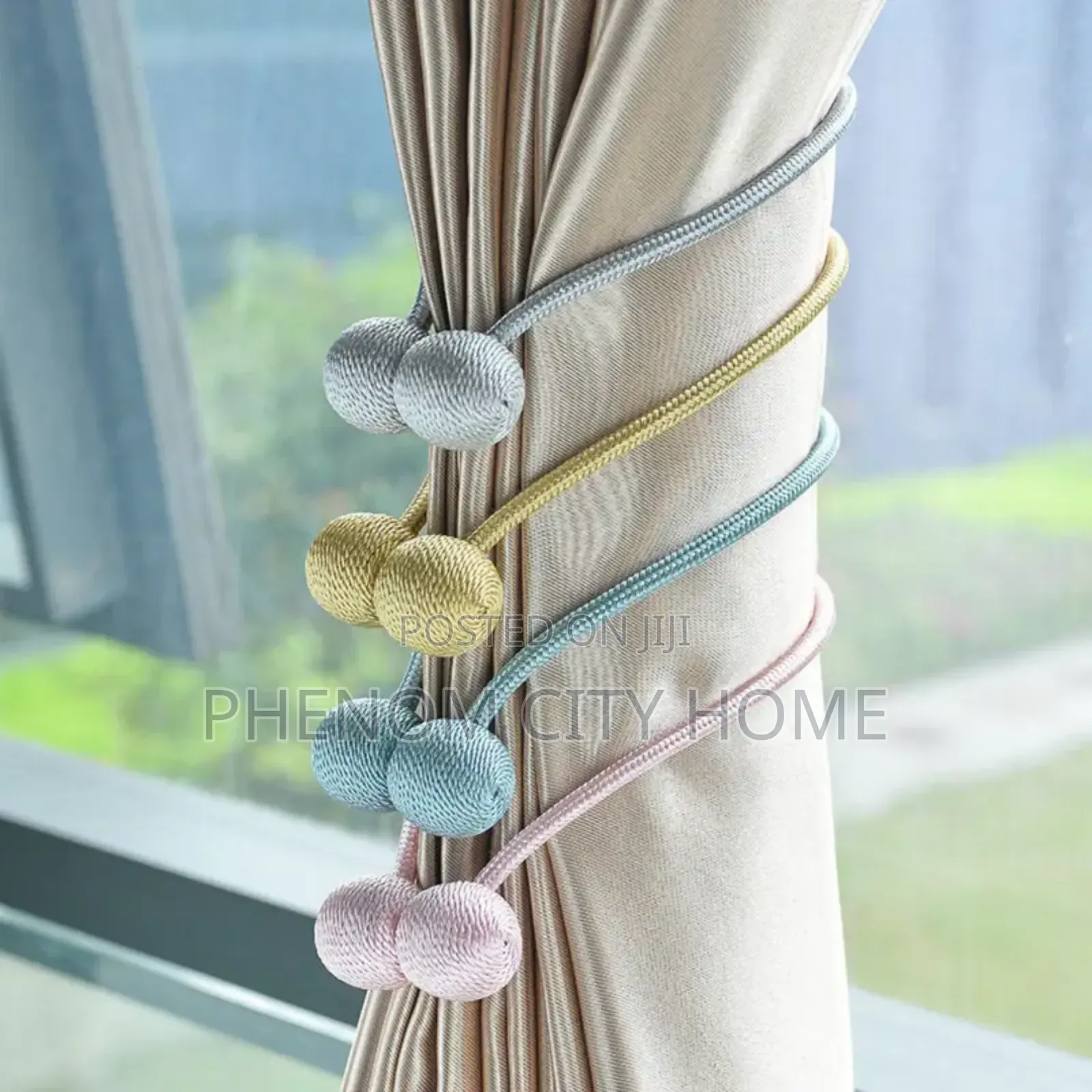 Magnetic Ball Curtain Tiebacks