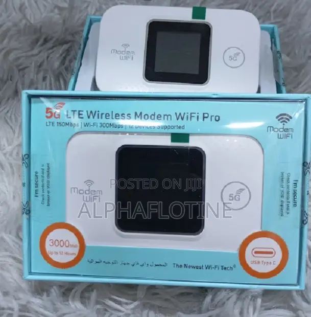 5g Lte Mini Outdoor Hotspot Pocket Mifi 150mbps Sim Card Slot 3000mah
