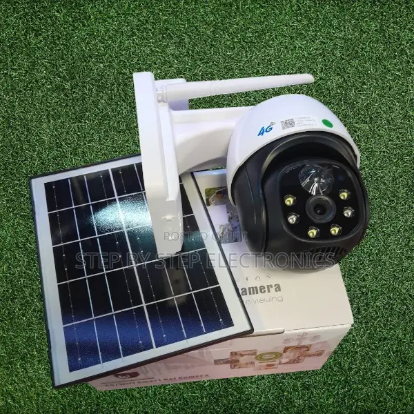 1080p Hd Video Quality 4g Simcard Outdoor Security PTZ Solar Camera