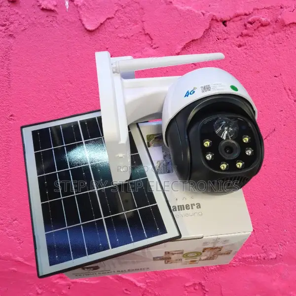Auto Tracking 4g Simcard Outdoor Security PTZ Solar CCTV Camera