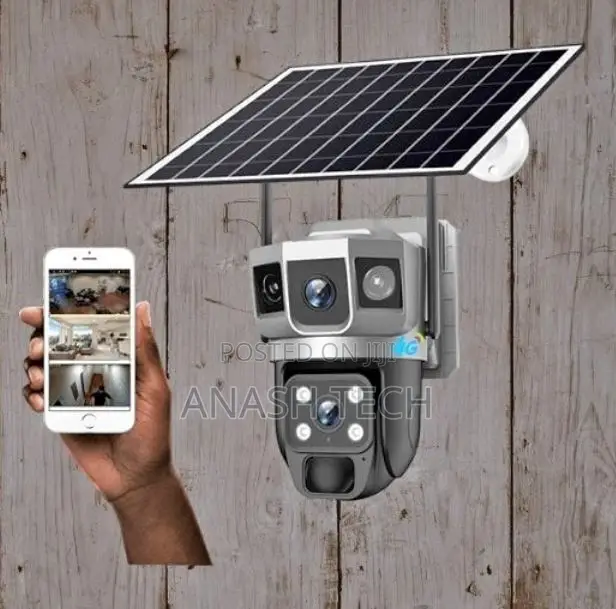 Ai 4g PTZ Solar CCTV Camera Humanoid Detection