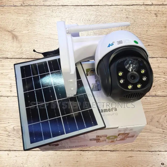 Ip66 Waterproof 4g Simcard Outdoor Security PTZ Rotating Solar Camera