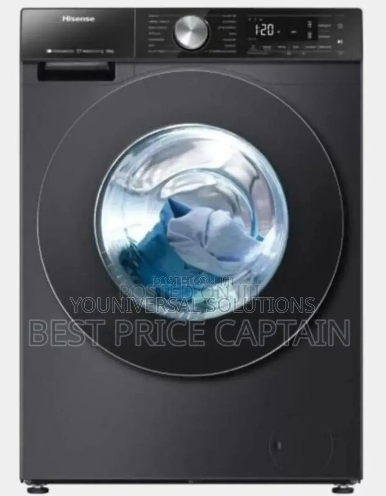 Washing Machine 8kg Front Load Wash And Spin Hisense