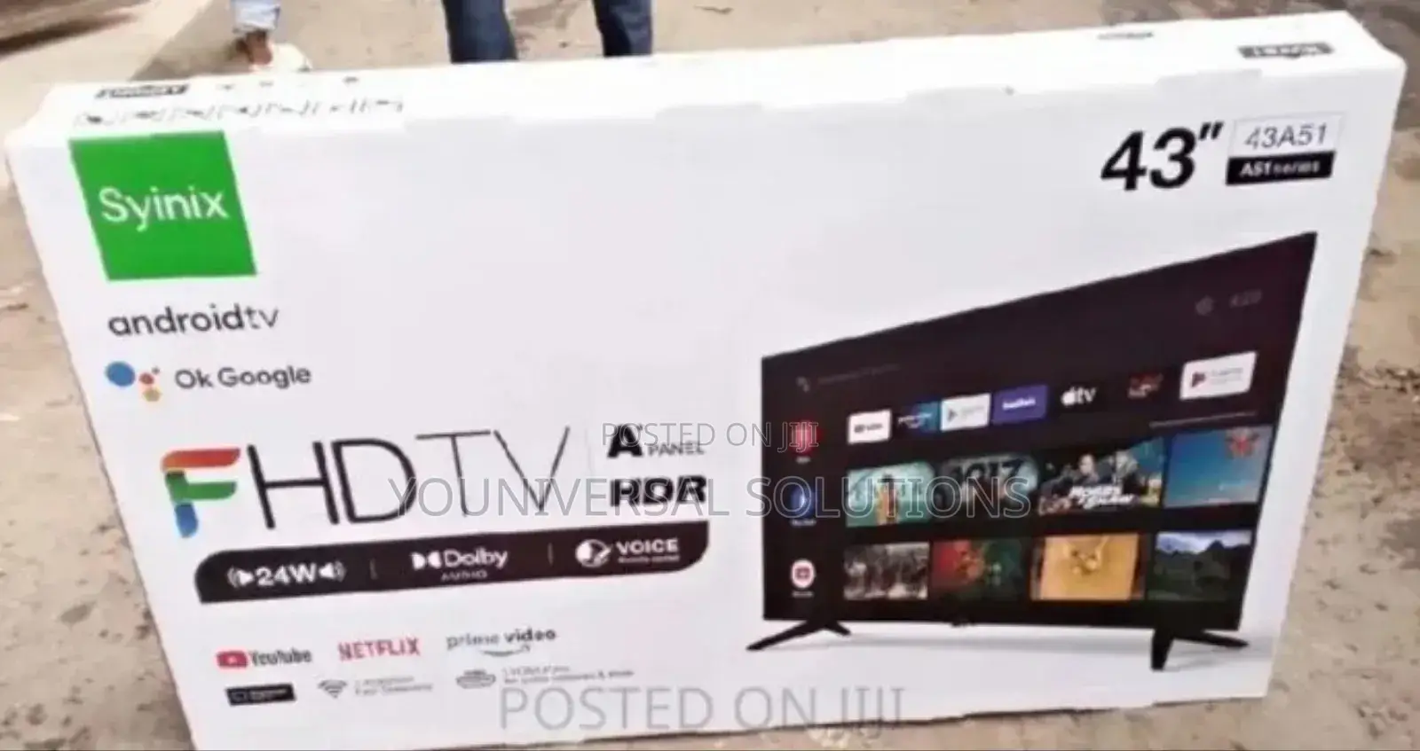 43inches Smart Android Tv(Syinix)